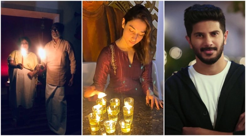Rajinikanth, Tamnnaah Bhatia and More Light Candles Following the '9 PM, 9 Minutes' Appeal 