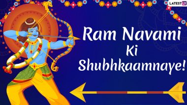Rama Navami 2020 Wishes in Hindi: WhatsApp Stickers, Facebook Greetings, GIF Images, Messages and SMS to Celebrate Lord Ram's Birth!