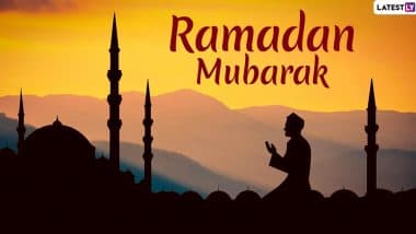 Ramadan Mubarak Images & Ramzan Chand Raat Mubarak HD Wallpapers for Free Download Online: Wish Happy Ramadan Kareem 2020 With WhatsApp Stickers and GIF Greetings