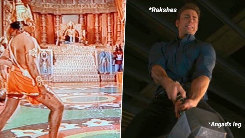 Ramayan: Twitterati Hails 'Savage' Character Angad In The Latest Episode, Compare Him With Thor's Mjolnir! Check Funny Tweets and Memes