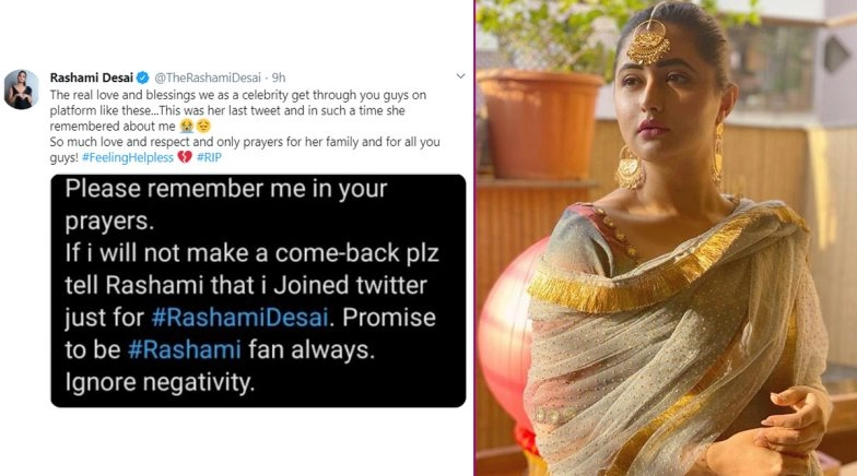 Rashami Desai's Fan Dies of Coronavirus, Actress Offers Condolences 