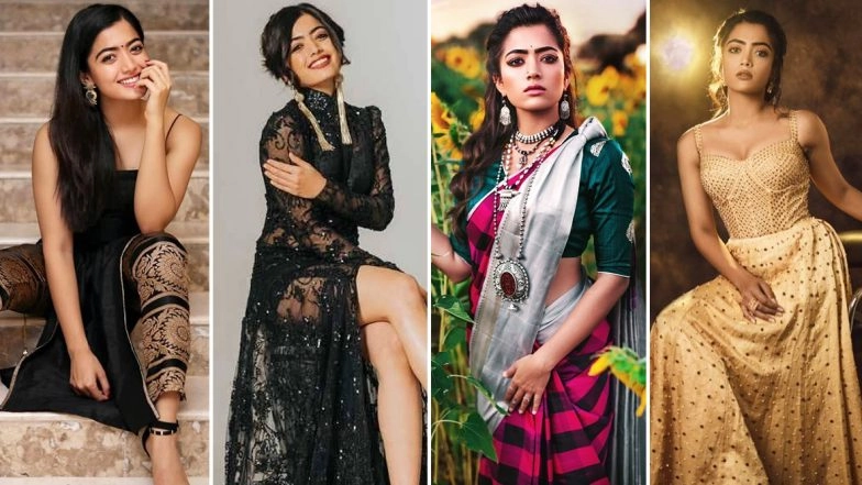 Rashmika Mandanna Birthday: From Sartorial Choices to Trendy Hairdos, This South Beauty’s Insta Pics Will Give You A Sneak Peek Of Her Chic Style Statements!