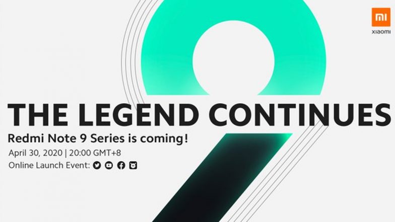 Xiaomi Redmi Note 9 Series, Mi Note 10 Lite Smartphones Launching Today; Watch Live Streaming of Xiaomi’s New Smartphone Launch Event