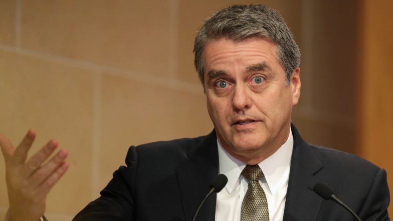 World Trade Organisation Chief  Roberto Azevedo Says He will Step Down on August 31, 2020, One Year Early, Amid Global Economic Crisis