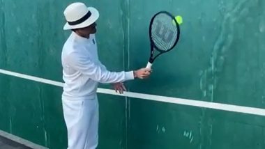 Roger Federer Shares Helpful Solo Drill, Asks Virat Kohli, Cristiano Ronaldo, Rafael Nadal and Others to Share Their Home Workout Videos