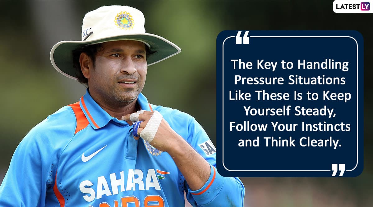 Sachin Tendulkar Quotes With Images: Thought-Provoking Sayings by ...