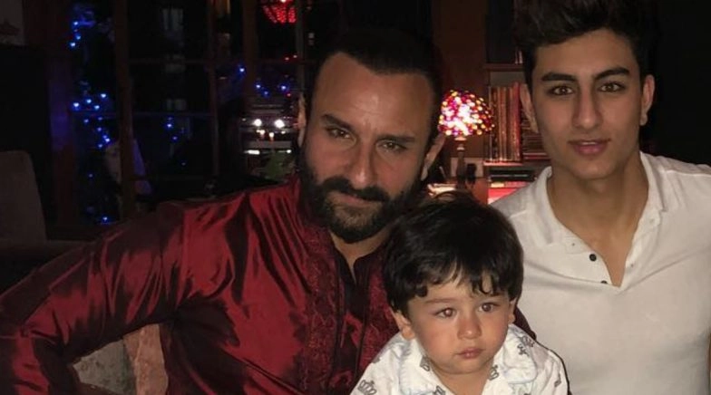 Ibrahim Khan Looks Adorable in This Childhood Photo  As He Paints Away to Glory