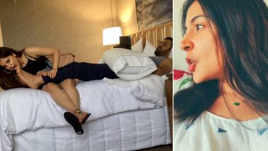 Sakshi Dhoni Biting MSD’s Feet and Anushka Sharma Mimicking Virat Kohli’s Fan, Here’s How Cricketers' Wives Are Expressing Love For Their Partners in Quarantine (View Pic & Video)