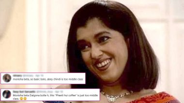 Sarabhai Vs Sarabhai Funny Memes Are Back! Netizens Imitate Maya Sarabhai's 'Monisha Beta..' Dialogue to Make Jokes on Using Elite Language in Daily Life