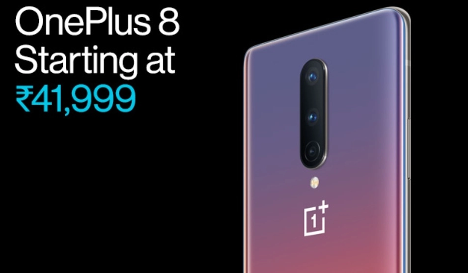 OnePlus 8 Smartphone Price Announced in India