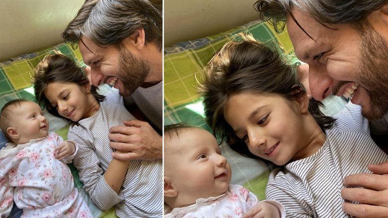 Shahid Afridi Shares Adorable Picture With Daughters Arwa and Asmara, Says ‘They Make My Morning and the Whole Day’