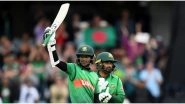 Shakib Al Hasan Raises Over Rs 18 Lakh From 2019 Cricket World Cup Bat Auction to Assist in Fight Against Coronavirus Pandemic