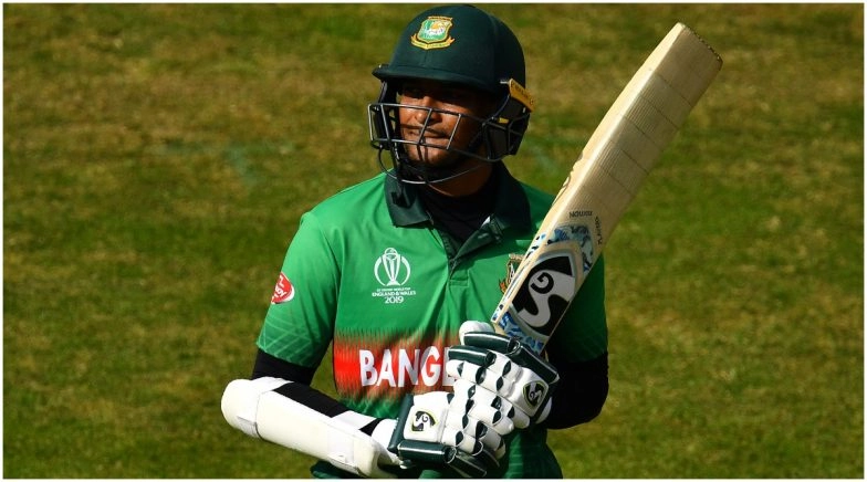 Bangladesh All-Rounder Shakib-al-Hasan to Auction 'Favourite' Bat to Raise COVID-19 Funds