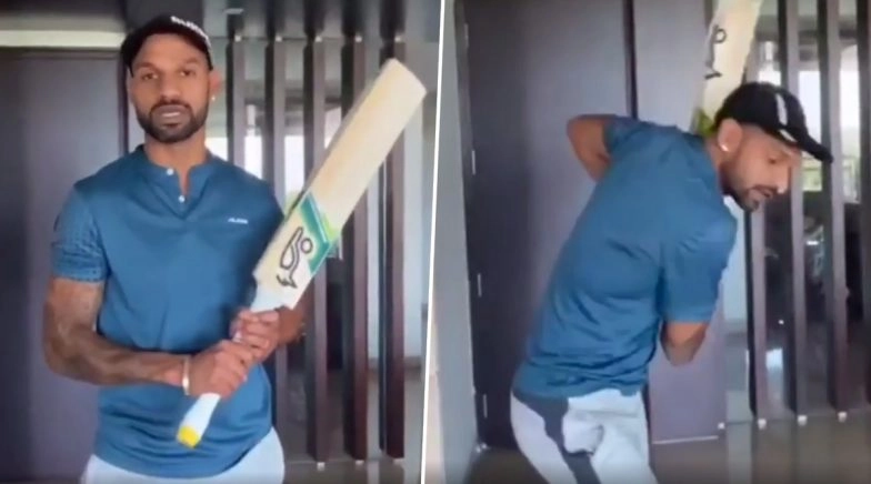 Shikhar Dhawan Shares Motivational Video for Young Budding Cricketers, Urges Them to Keep Practising
