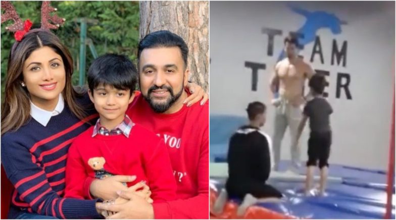 Shilpa Shetty Kundra's Son Viaan Trains for Backflips With Tiger Shroff in This Amazing Video!