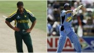Shoaib Akhtar Shocked at India&rsquo;s Reaction to Sachin Tendulkar&rsquo;s Iconic Six off Him During IND vs PAK 2003 World Cup Match, Accuses Fans of Forgetting His Dominance Over Master Blaster