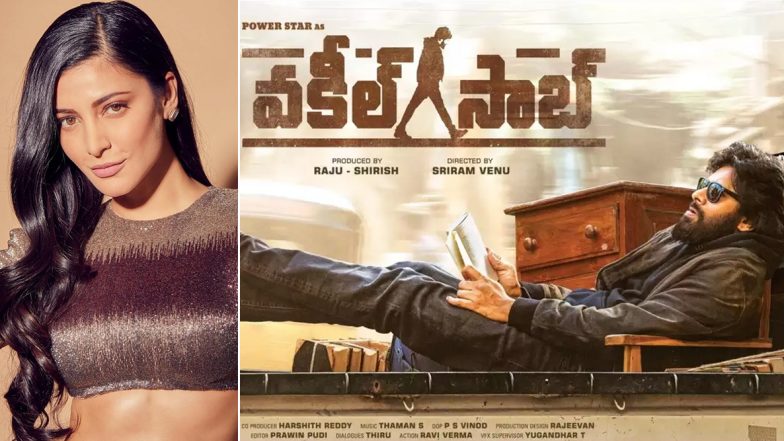 Is Shruti Haasan Being Paired Opposite Pawan Kalyan in Vakeel Saab?