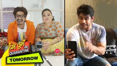 Sidharth Shukla Fans Trend #HumTumAurQuarantineWithSid As The Bigg Boss 13 Winner Is All Set To Grace Bharti Singh-Haarsh Limbachiyaa's Home-Made Show (View Tweets)