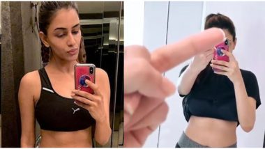 New Mommy Smriti Khanna Shows 'Middle Finger' to Haters Who Called Her Post-Pregnancy Abs ‘Edited’ (Watch Video)