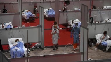 Coronavirus Outbreak in Spain: Doctors and Medical Staff Cheer For Cured Patients at Largest COVID-19 Field Hospital