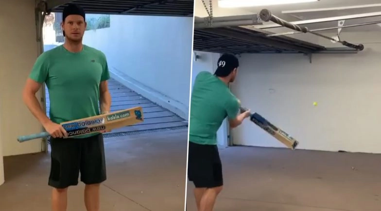 Steve Smith Teaches How to Keep Up Hand-Eye Coordination Amid COVID-19 Lockdown 