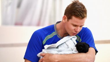 Doggos of Cricket! From Steve Smith Holding Cute Puppy to Dog Running Across the Cricket Field, ICC Shares Fun Thread Depicting Love Between Dogs and Cricketers