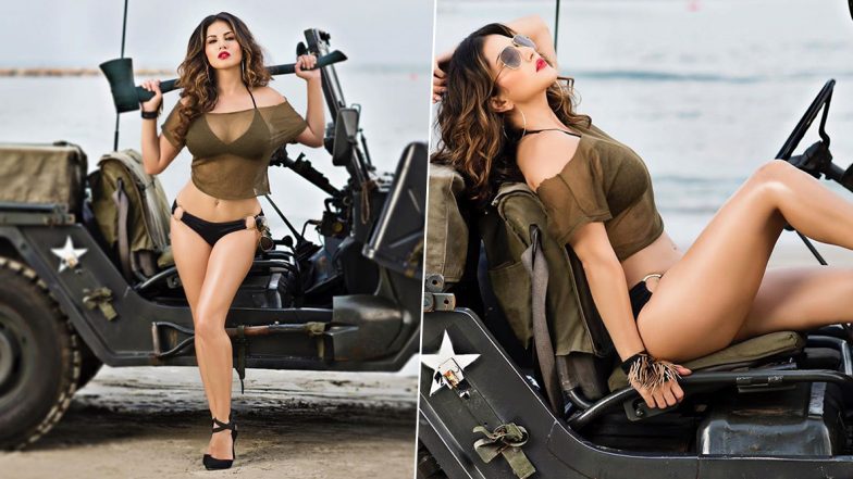 Sunny Leone Turns Up the Heat in Her Latest Summer Outfit and It’s ‘Sheer’ Perfection (View Pics)