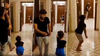 Suresh Raina Plays Indoor Cricket With Daughter Gracia Amid Coronavirus Lockdown (Watch Video)