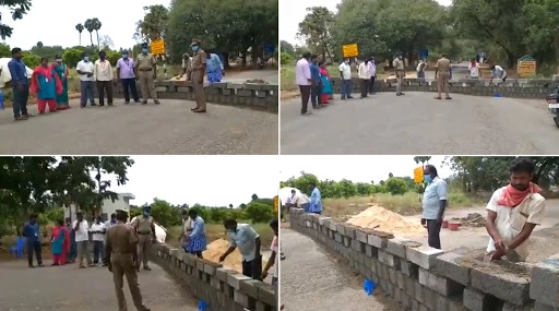 Tamil Nadu Govt Raises 7-Feet Walls Across Roads Bordering Andhra Pradesh, Watch Video