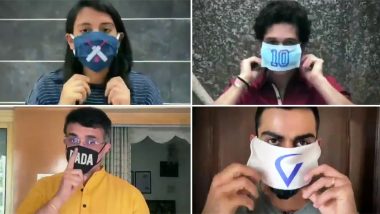 From Virat Kohli, Sachin Tendulkar to Smriti Mandhana, Indian Cricket Fraternity Join Mask Force to Fight Against Coronavirus (Watch Video)