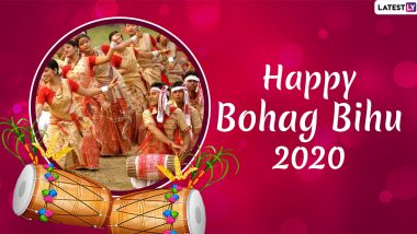 Happy Bohag Bihu 2020 Greetings: Celebrate Assam New Year With Rongali Bihu HD Images, WhatsApp Stickers, GIFs and Wallpapers