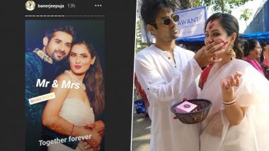 Puja Banerjee and Kunal Verma Tie The Knot, Pledge To Donate The Money They Were Going To Spend on the Wedding to the Needy (View Post)