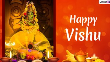 Vishu 2020 Wishes & HD Photos: Vishu Ashamsakal Messages, Telegram Images, Facebook Greetings, WhatsApp Stickers and GIFs to Send on Kerala New Year