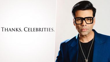 Karan Johar Apologizes as a Video of 'Normal' People Thanking Celebrities Sarcastically For Their 'Productive' COVID-19 Clips Goes Viral