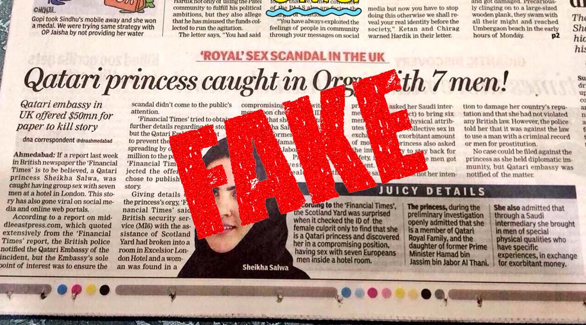 Fact Check News | Qatari Princess Caught in Orgy with 7 Men? Here's Fact  Check | 🔎 LatestLY