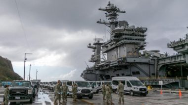 Brett Crozier, Ousted Captain of US Aircraft Carrier, Tests COVID-19 Positive