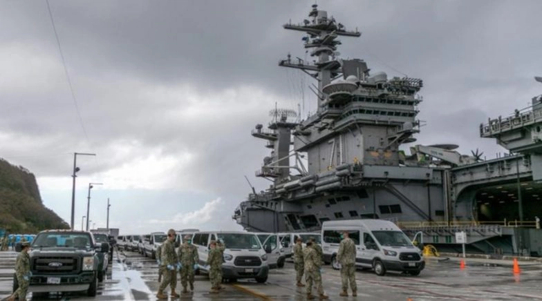 Brett Crozier, Ousted Captain of US Aircraft Carrier, Tests COVID-19 Positive