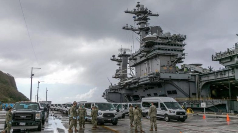 Brett Crozier, Ousted Captain of US Aircraft Carrier, Tests COVID-19 Positive