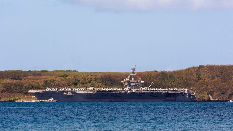 Coronavirus Outbreak in US: 550 Crew of USS Theodore Roosevelt Aircraft Carrier Tested Positive for COVID-19, Says Navy Spokesman