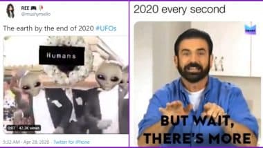 UFO and Alien Invasion Funny Memes Trend Online: Netizens Make Hilarious Jokes on 'What More in 2020?' After Pentagon Releases Video of UAP