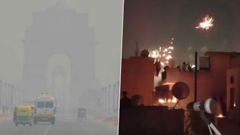 AQI in Delhi Slips Into 'Unhealthy' Category at 172, A Day After People Burst Firecrackers Amid '9 PM, 9 Minutes' 'Diya Jalaao' Appeal by PM Narendra Modi
