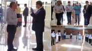 Lalit Hotel Staff Clap For Doctors Working in Lok Nayak Hospital & GB Pant Hospital As a Mark of Gratitude For Rendering Their Service Amid Coronavirus Lockdown, Watch Video