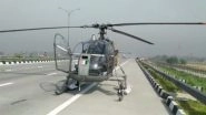 IAF Cheetah Helicopter on COVID-19 Duty, Makes Emergency Landing in Baghpat District of UP, Returns Back to Hindon Airbase