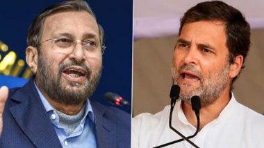 Rahul Gandhi Must Take Tuition From Chidambaram to Understand Difference Between Writing off And Waiving off, Says Prakash Javadekar