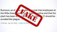 Wibs Bread Factories in Mumbai Sealed After A Case of Coronavirus? Fake WhatsApp Messages and Tweets Floating on Social Media, Here's the Truth!