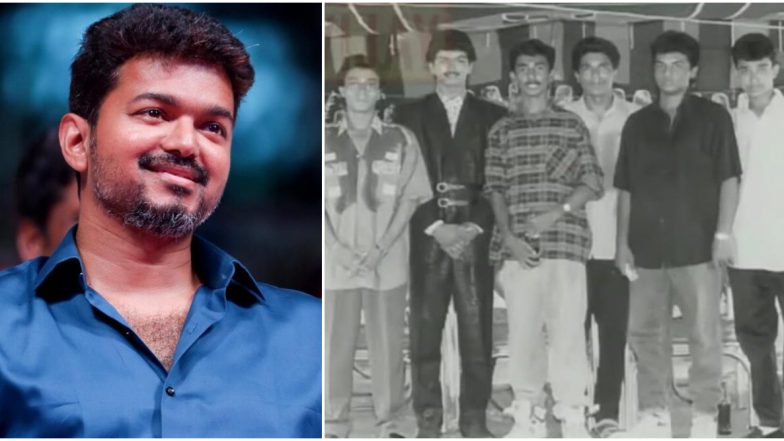 Thalapathy Vijay's Master Co-Star Sanjeev Venkat Posts a Black and White Throwback Picture From Their College Days and Fans Are Loving This Rare Gem!