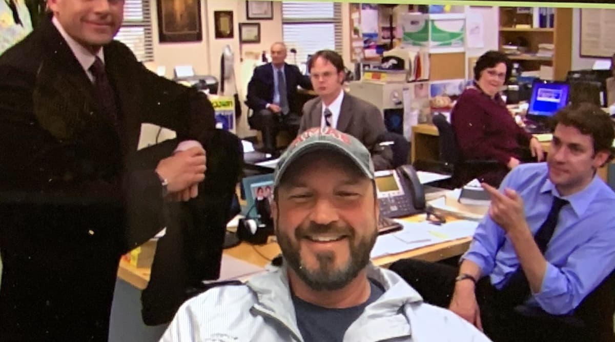 the office funny zoom background