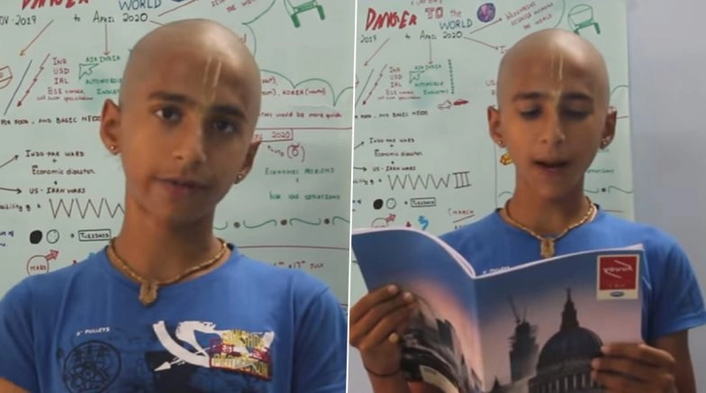 Video of Teen Astrologer Abhigya Anand Predicting 'Severe Dangers in The World is Going Viral