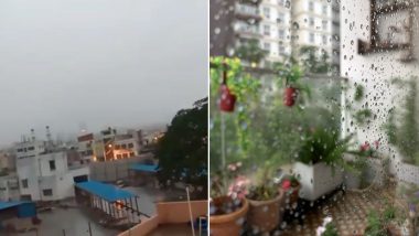 #BangaloreRains Trend on Twitter! People Share Stunning Photos and Videos After Unseasonal Rainfall Hit the City