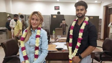 Rohtak Court Opened at Night to Help Haryana Boy Marry Mexican Woman Under the Special Marriage Act Amid COVID-19 Lockdown, View Pics of the Newly-Wed Couple